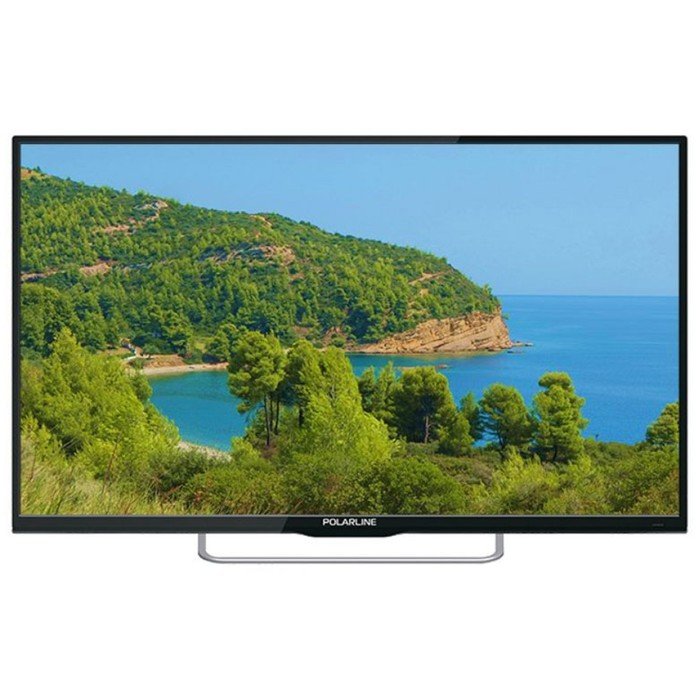 Телевизор Polarline 32PL14TC-SM, 32", 1366x768, DVB-T2, 3xHDMI, 2xUSB, SmartTV, чёрный