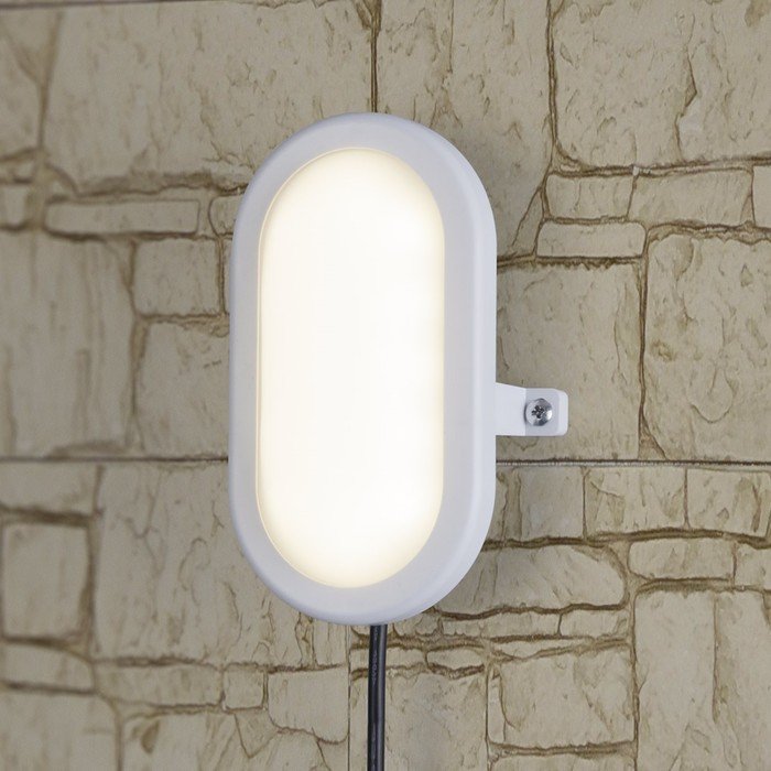 Светильник светодиодный LTB0102D, 6 Вт, 4000К, LED, цвет белый, IP54