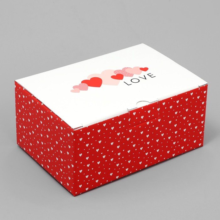 Коробка складная «Love», 22 х 15 х 10 см