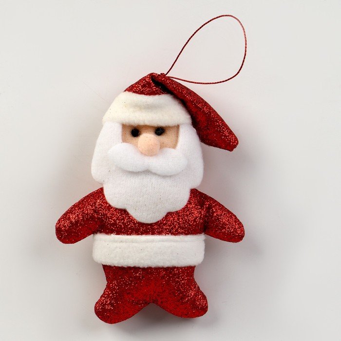 Мягкая игрушка «Дед мороз» на подвесе, цвет МИКС