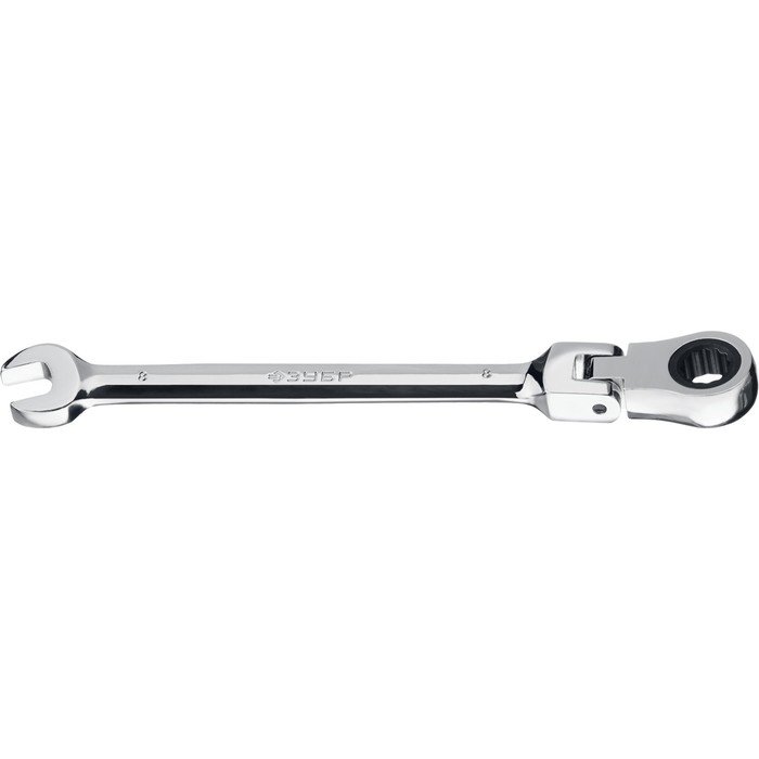 Ключ гаечный комбинированный трещоточный шарнирный ЗУБР 27101-08, 8 мм