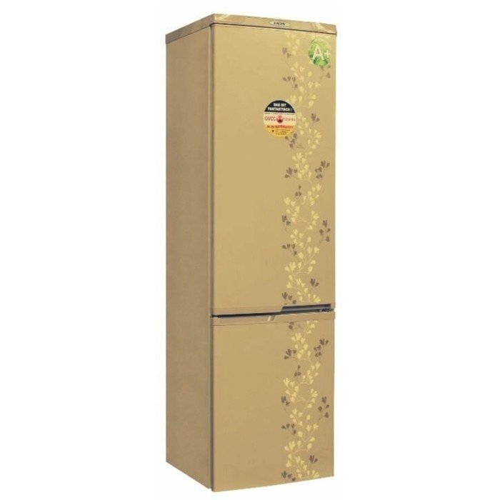 Холодильник DON R-295 ZF, двухкамерный, класс А+, 346 л, золотой цветок