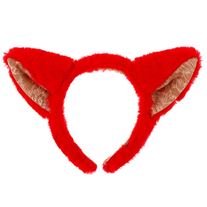 Карнавальный ободок «Кошечка», цвет красный