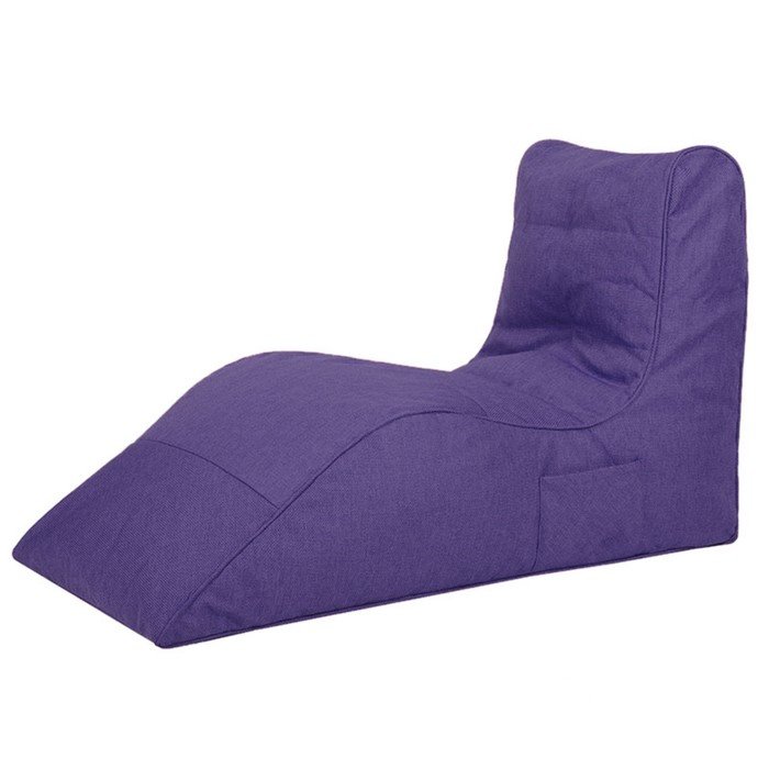 Лежак «Челси», размер 88х65х125 см, цвет фиолетовый
