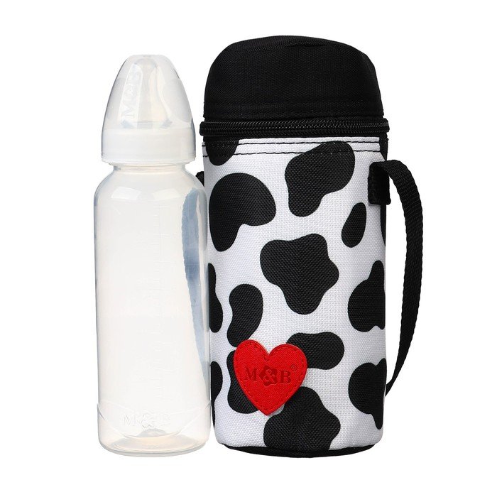 Термосумка для бутылочки «Люблю молоко», форма тубус