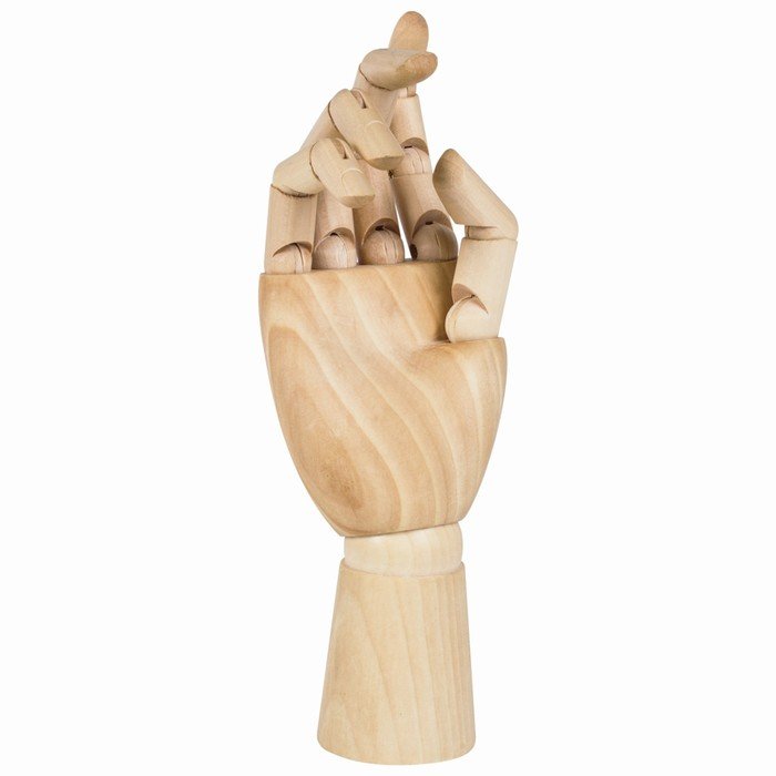 Деревянная фигура «Анатомические детали: Рука правая женская», высота 25 см, BRAUBERG