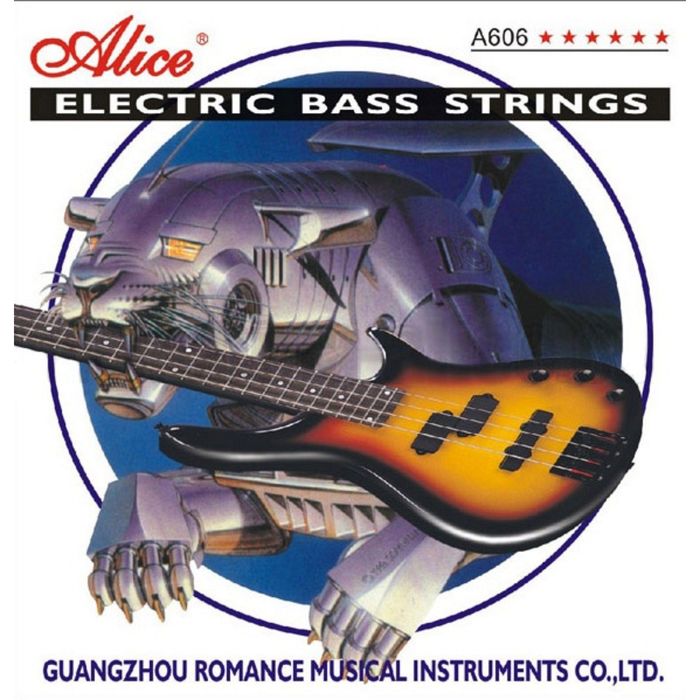 Комплект струн для бас-гитары Alice A606(4)-M  никель, 45-105 [10]