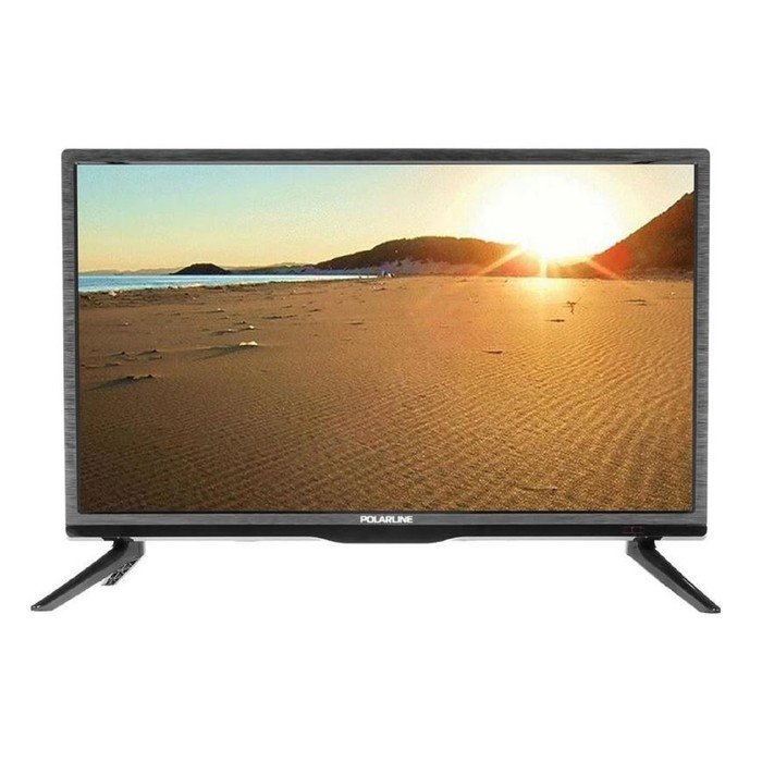 Телевизор Polarline 24PL51TC-SM, 24", 1366x768, DVB-T2, 1xHDMI, 1xUSB, SmartTV, чёрный