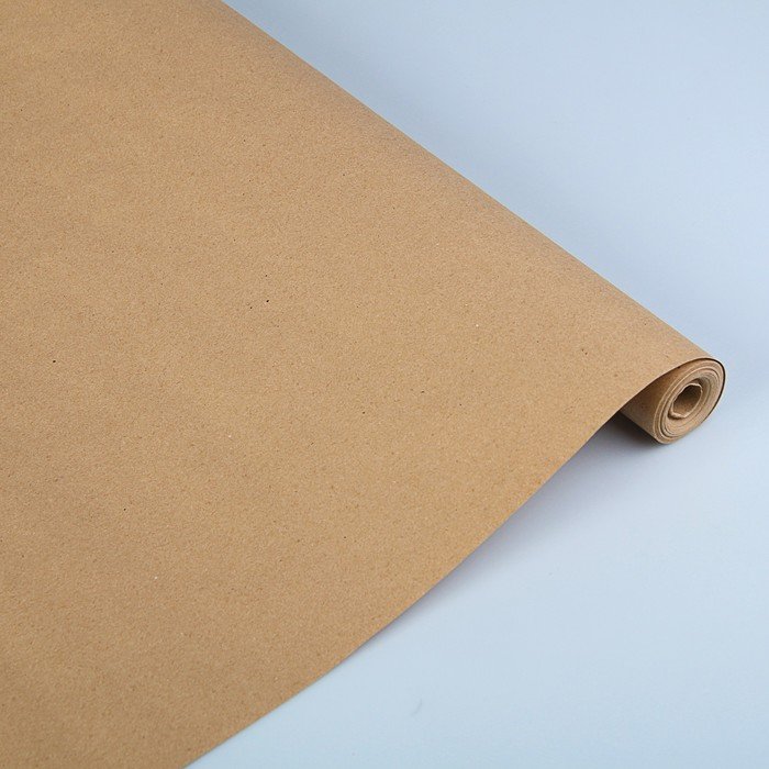 Бумага упаковочная крафт без печати, 75 г/м² ,0,72 х 20 м