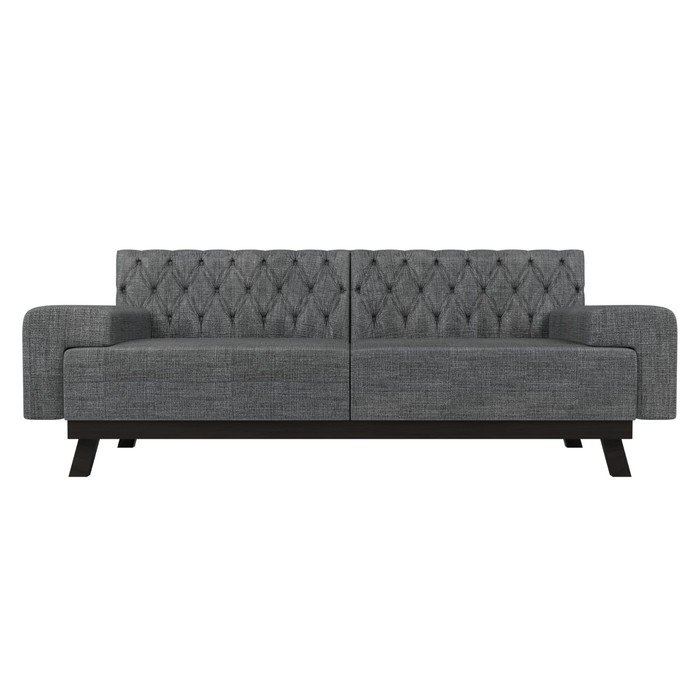 Прямой диван «Мюнхен Люкс», рогожка, цвет серый