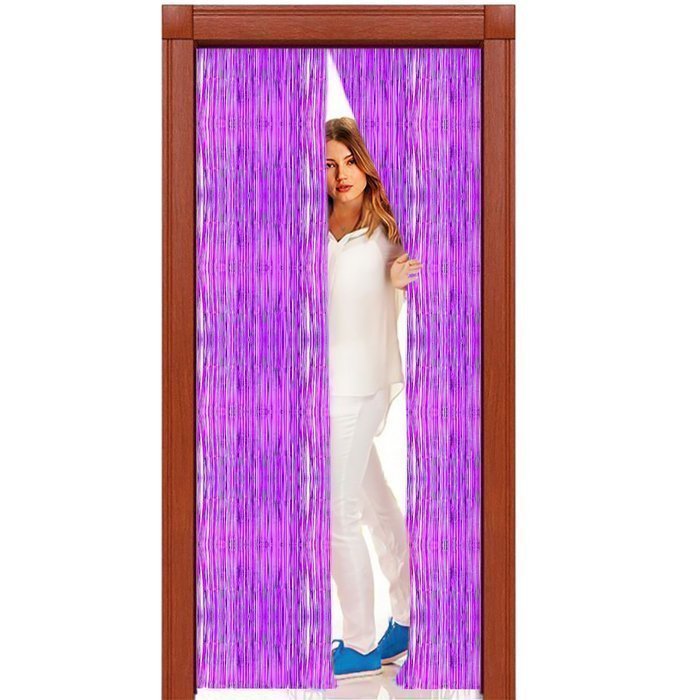 Праздничный занавес «Перелив», 100×110 см, цвет фиолетовый