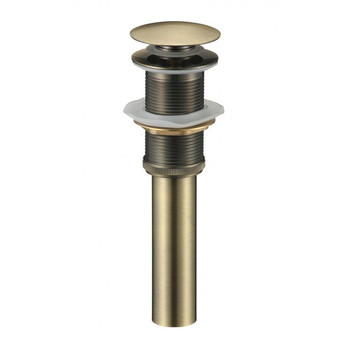 Донный клапан SAVOL S-XS002C, 1 1/4", для раковины, без перелива, латунь, бронза