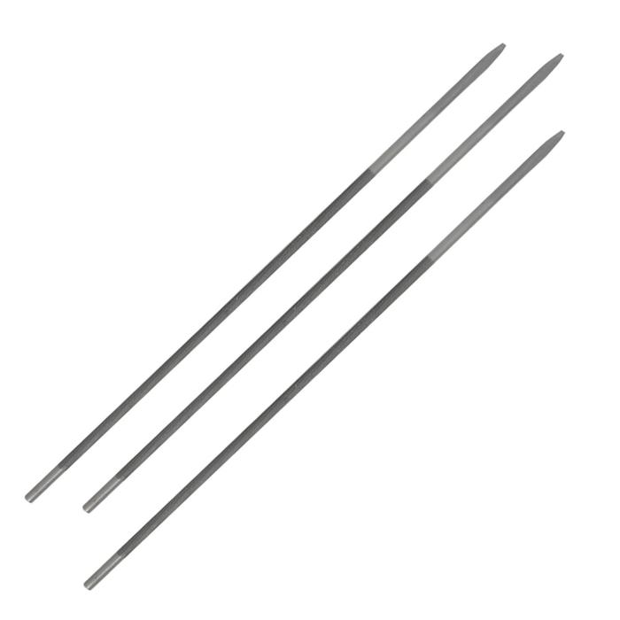 Напильники круглые PATRIOT PG-F-4.0, d=4 мм, для заточки цепей с шагом 3/8 (3 шт.)