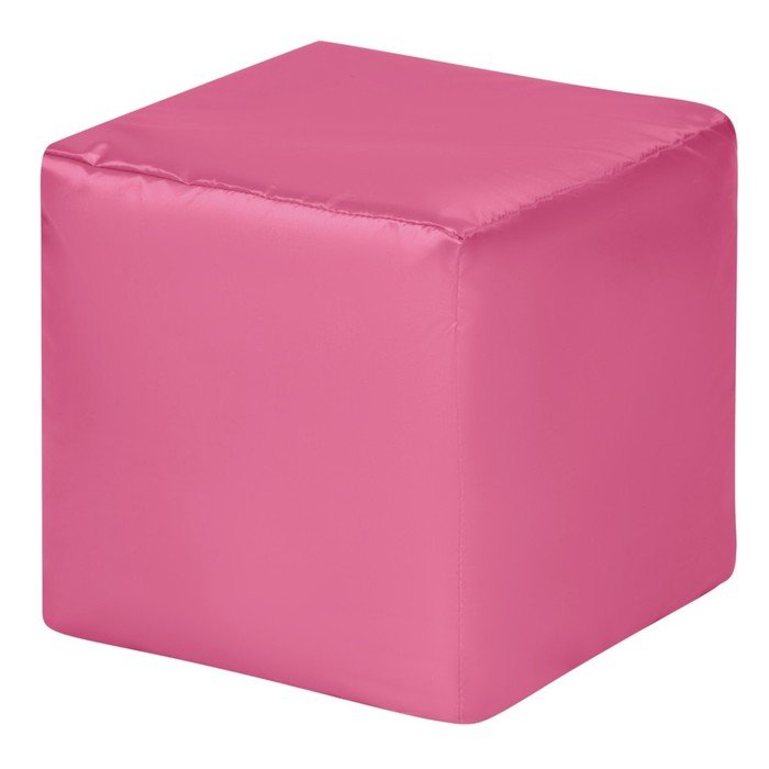 Пуфик «Куб», оксфорд, цвет розовый