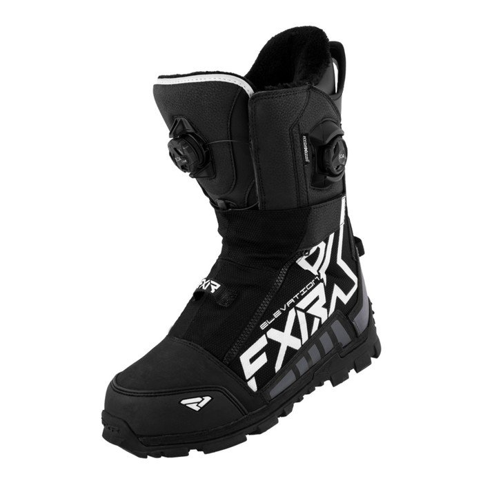 Ботинки FXR Elevation Dual BOA, с утеплителем, размер 45, чёрные