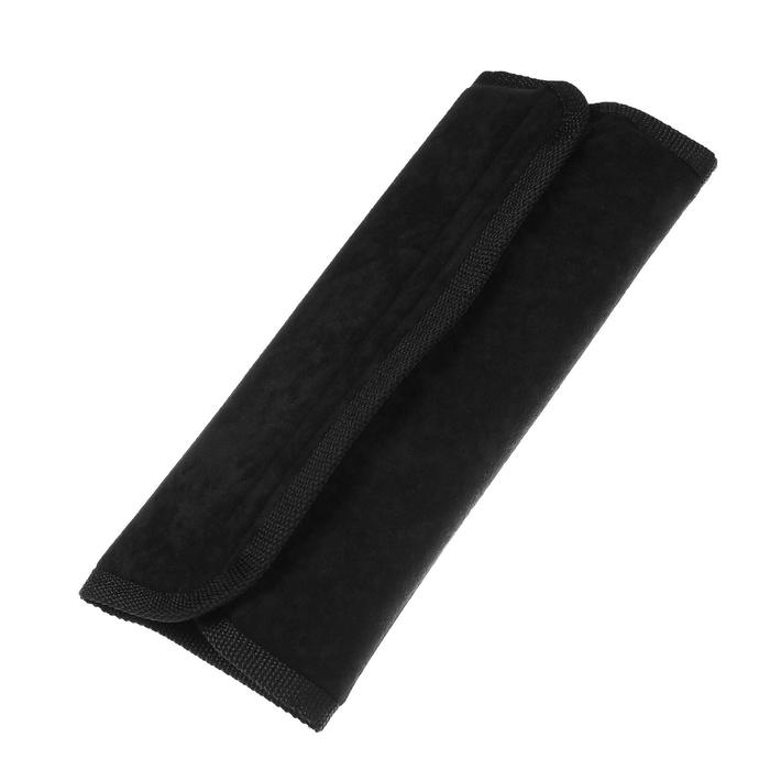 Накладка подушка на ремень безопасности, черная