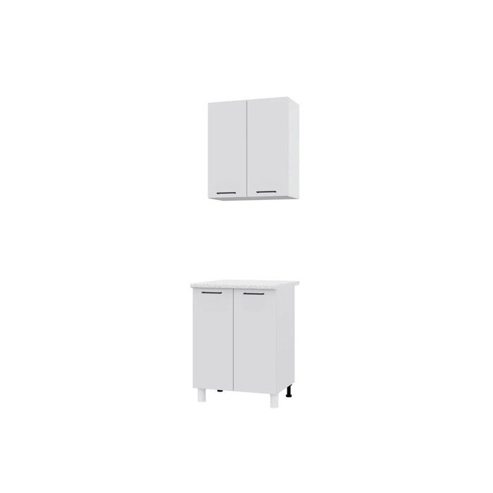 Кухонный гарнитур Trend 600, 60х60см, МДФ, белый эмалит