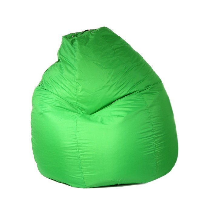 Кресло-мешок универсальный, диаметр 90 см, высота 120 см, цвет салатовый