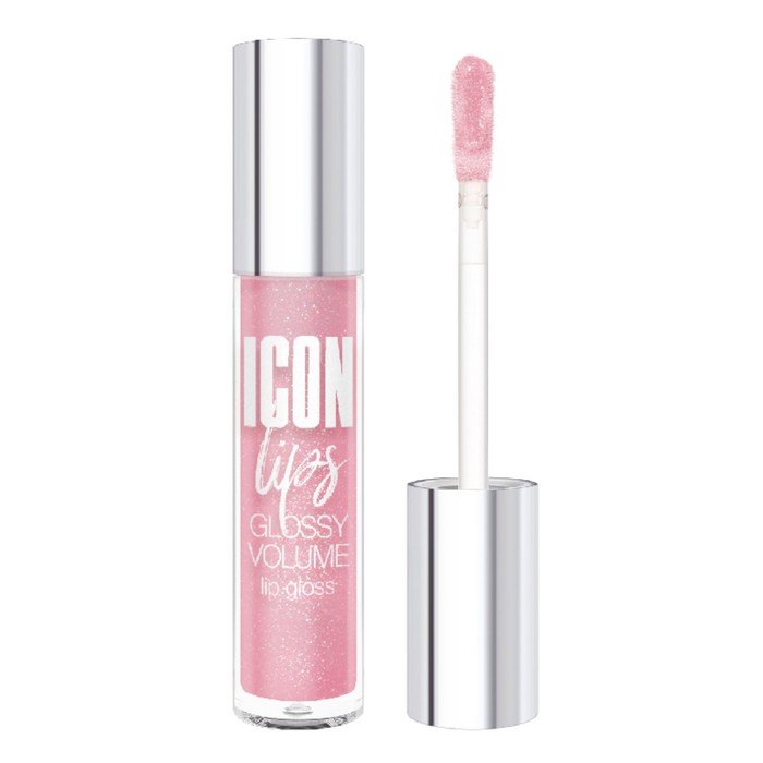 Блеск для губ Luxvisage ICON lips, с эффектом объёма, тон 508 Lilac Pink, 3.4 г
