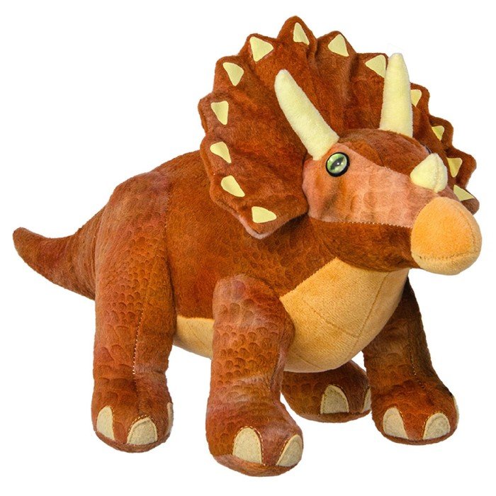 Мягкая игрушка «Динозавр. Трицератопс», 26 см