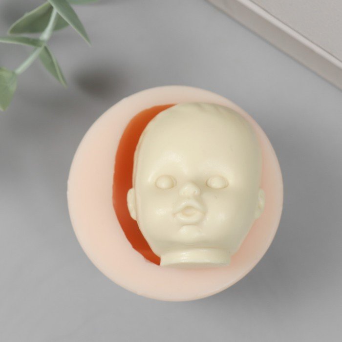 Молд силикон "Лицо младенца" №19 4,5х3,7х2,8 см