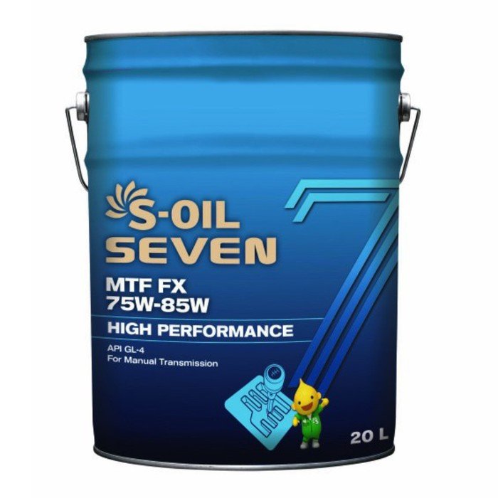 Автомобильное масло S-OIL 7 MTF FX 75W-85W, 20 л