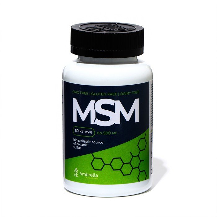 Комплекс для суставов MSM, 60 капсул по 0,5 г