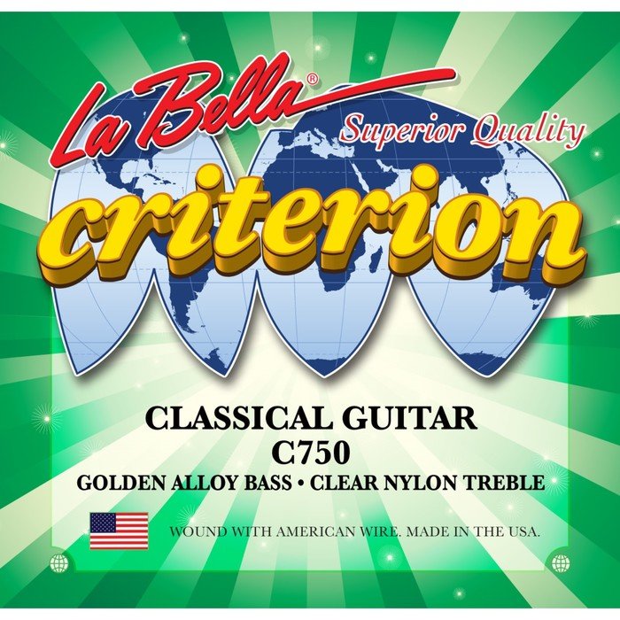 Комплект струн для классической гитары La Bella C750 Criterion