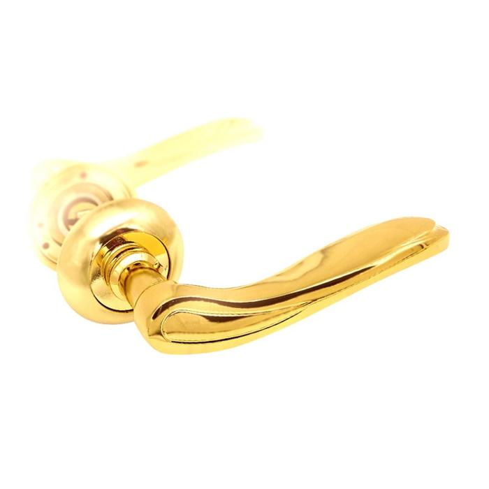 Комплект дверных ручек ZY-509 GP SOLLER, цвет золото