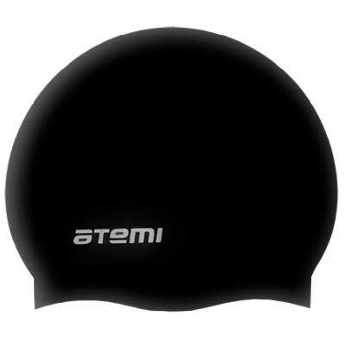 Шапочка для плавания Atemi SC301, силикон, цвет чёрный