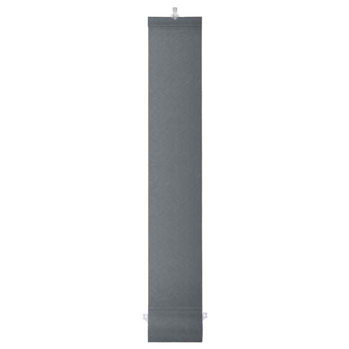 Комплект ламелей для вертикальных жалюзи «Плайн», 5 шт, 280 см, цвет графит