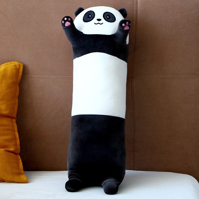 Мягкая игрушка-подушка «Панда», 70 см, цвет чёрно-белый
