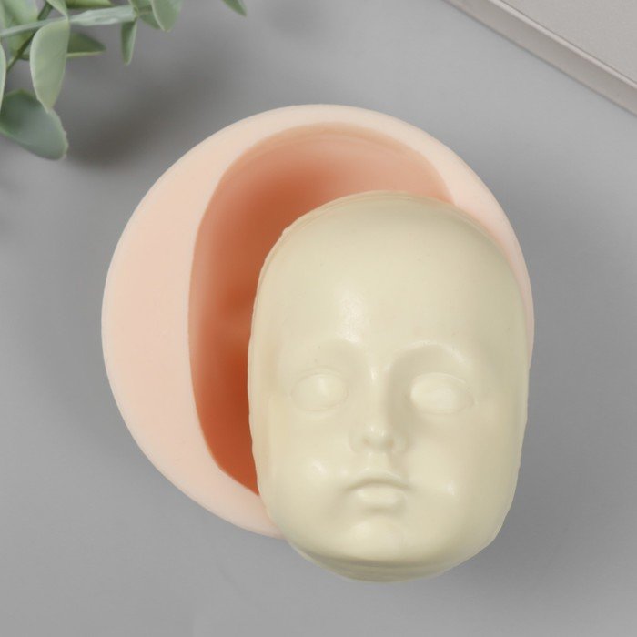 Молд силикон "Лицо младенца" №26 8,5х6х3,5 см