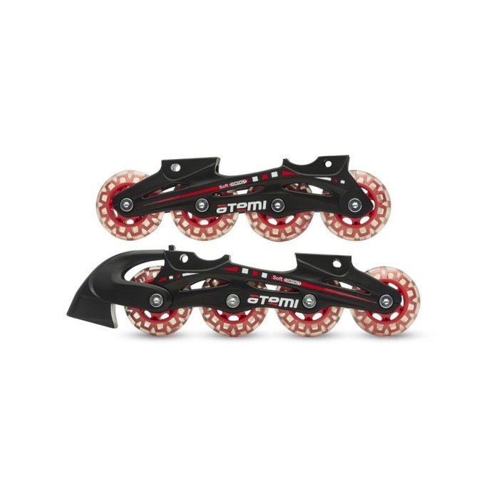 Роликовая рама Cross для хоккейных коньков, черно-красный, размер 30-33