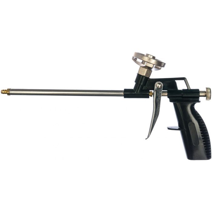 Пистолет для монтажной пены ЭНКОР 56356, пластиковый корпус, стальная трубка