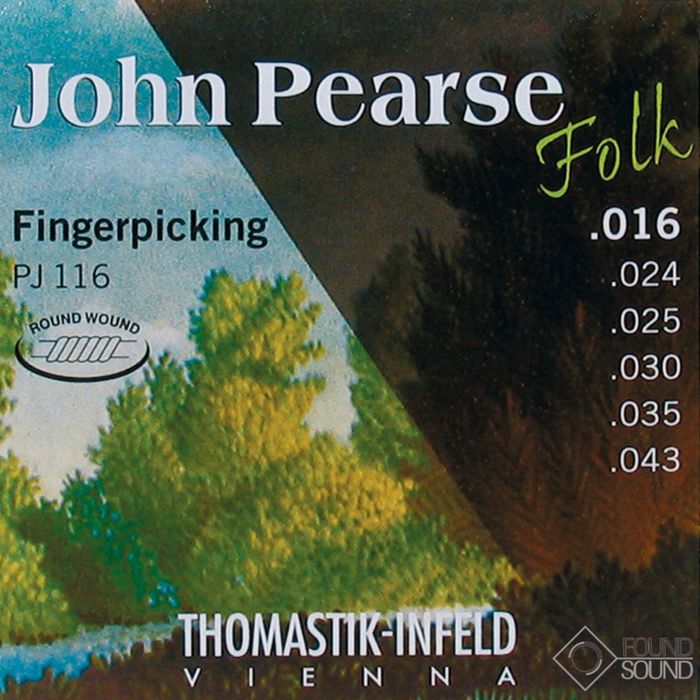 Струны для акустической гитары Thomastik PJ116 John Pearse  нейлон, 016-043,