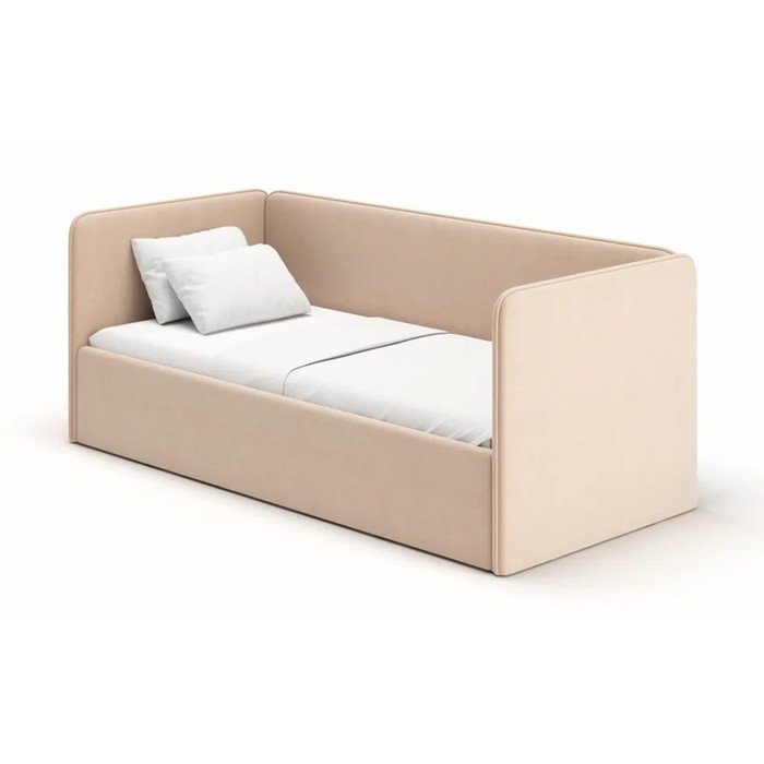 Кровать-диван Leonardo, 180х80 см, большая боковина, цвет латте