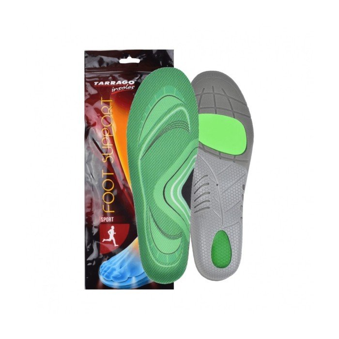 Стельки спортивные Tarrago Foot Support, анатомические, ткань, размер 38-39