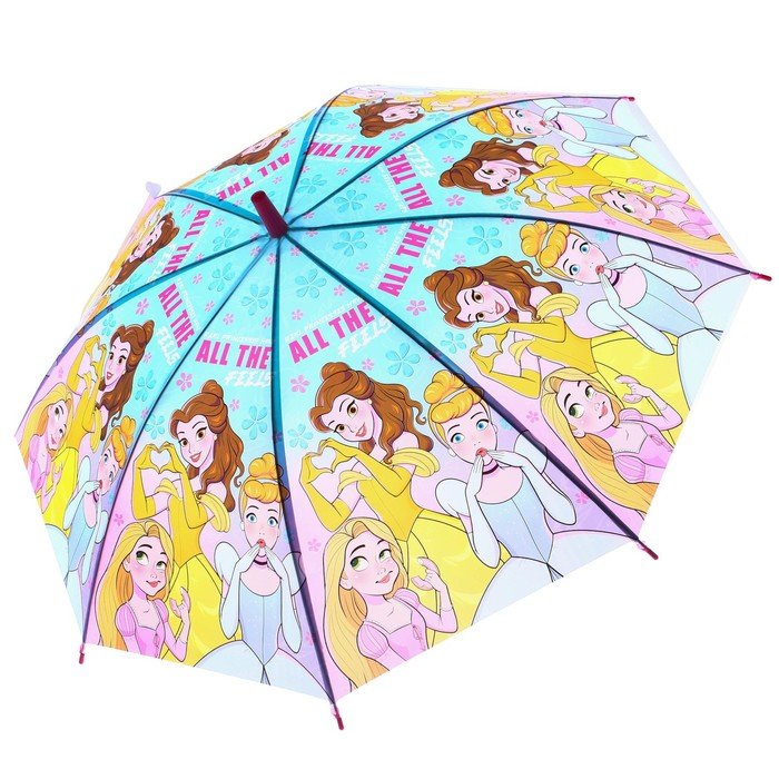 Зонт детский. Принцессы, 8 спиц d=86см