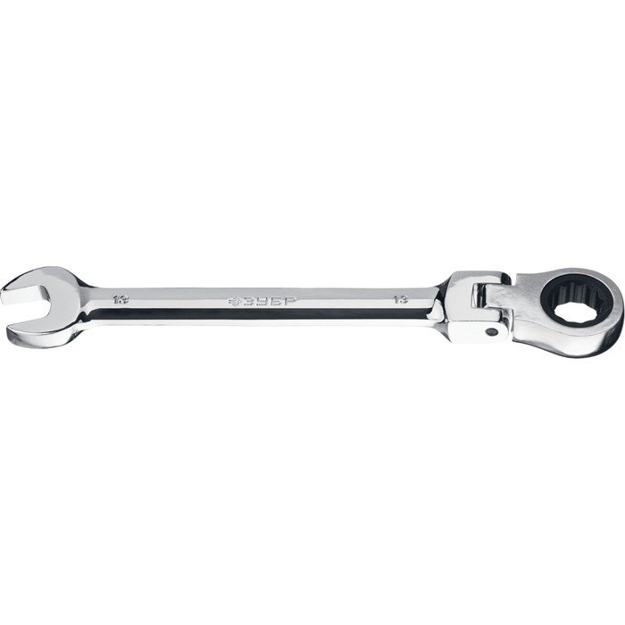 Ключ гаечный комбинированный трещоточный шарнирный ЗУБР 27101-13, 13 мм