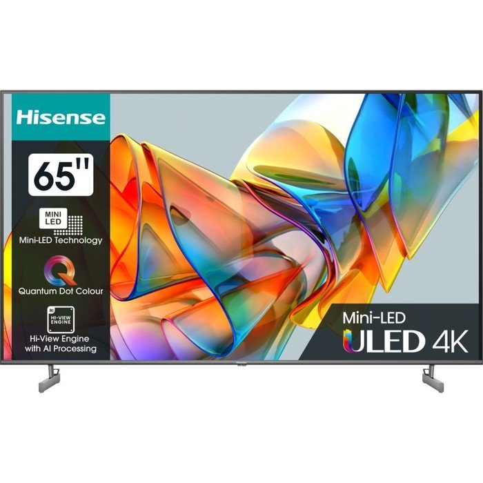 Телевизор LED Hisense 65" 65U6KQ темно-серый 4K Ultra HD 60Hz DVB-T DVB-T2 DVB-C DVB-S DVB-   102953