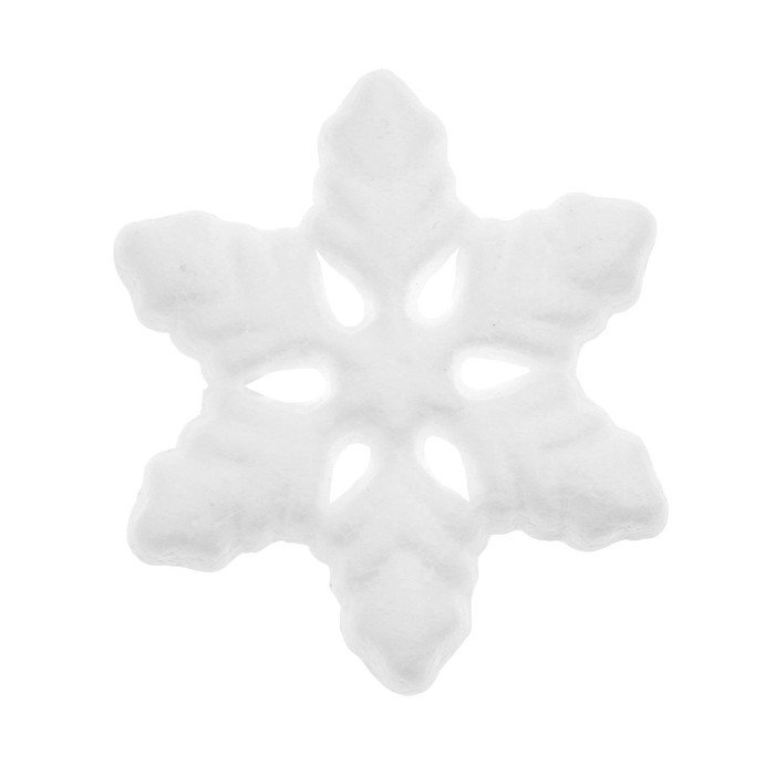 Основа для творчества и декорирования «Снежинка», набор 15 шт., размер 1 шт. — 8 × 8 × 1,5 см