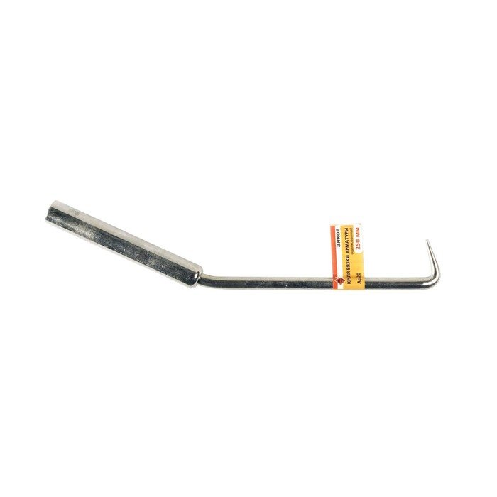 Крюк для вязки арматуры ЭНКОР 6820, оцинкованная рукоятка, нержавеющая сталь, 250 мм