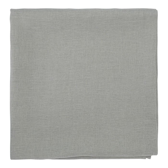 Скатерть из стираного льна серого цвета Essential, размер 150х250 см