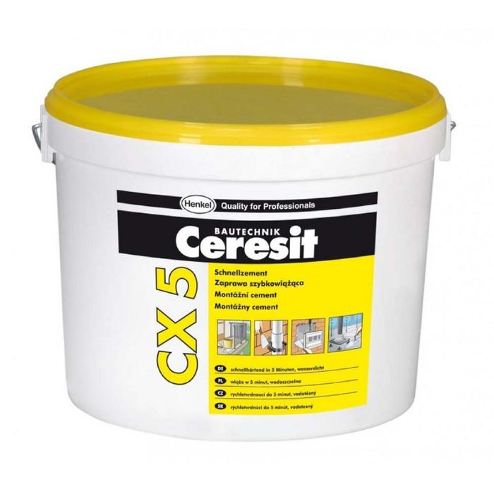 Цемент монтажный и водоостанавливающий Ceresit CX 5,2 кг