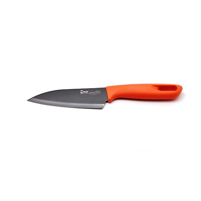 Нож сантоку IVO, оранжевый, 12,5 см