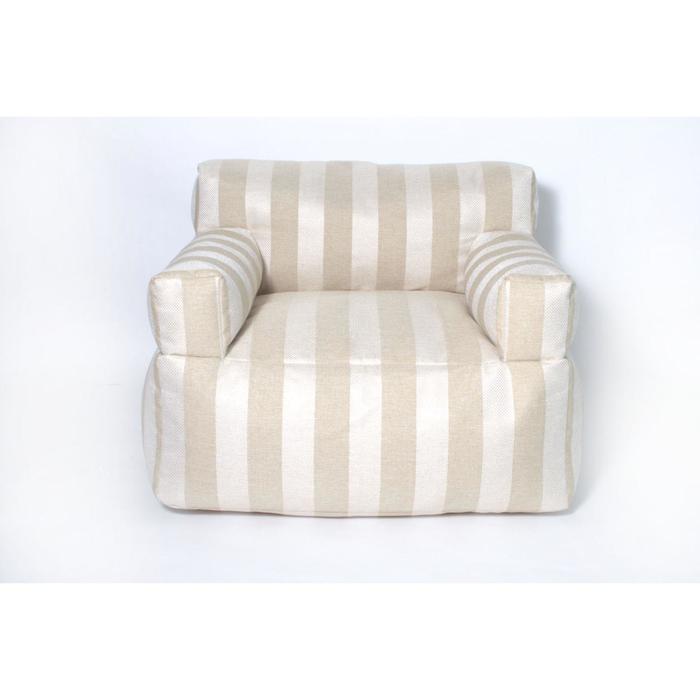 Кресло бескаркасное «Уют», размер 80x90 см, цвет бежевый , рогожка