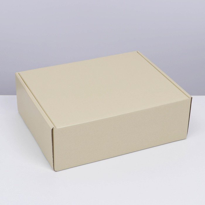 Коробка складная «Бежевая», 27 х 21 х 9 см