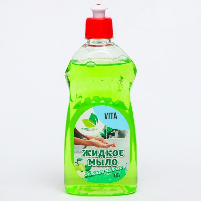 Жидкое мыло "VITA  зеленое яблоко" 500 мл.