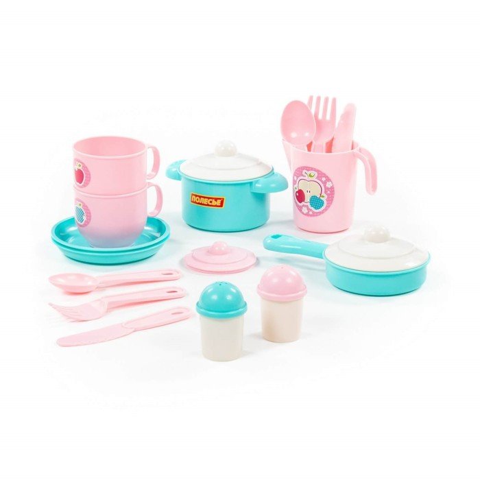 Набор детской посуды «Хозяюшка», на 2 персоны, 18 элементов